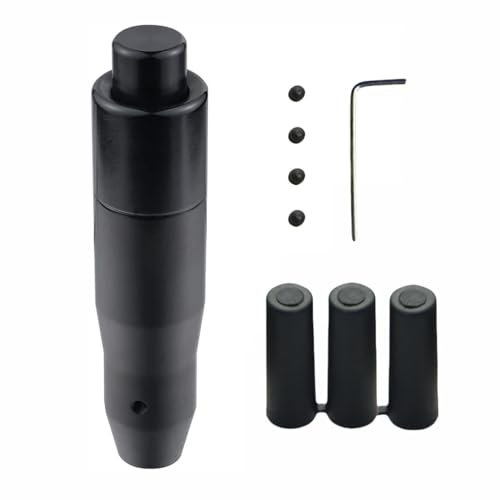 DCSNXZF Auto Schaltknauf mit 3 Adapter für Audi R8 2016-2025, 14.5cm Aluminiumlegierungs Schaltknauf Getriebeschaltkopf Schalthebel ZubehöR