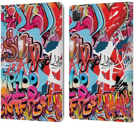Head Case Designs Licenza Ufficiale Mark Ashkenazi Hip Hop Graffiti Custodia Portafoglio in Pelle Compatibile con Apple iPad PRO 11 2020/2021 / 2022