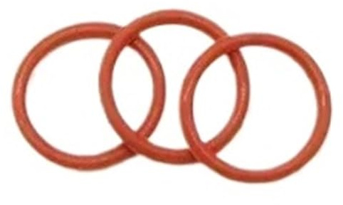 Lot de 50 joints toriques en silicone rouge CS 1 mm, rondelles rondes en caoutchouc(OD 35mm)