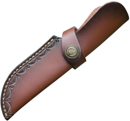 Brxmpn Cowhide Knife Cover Leather Knife Sheath Knife Storage Bag for Camping Fishing and Outdoor Activities Knife Protection