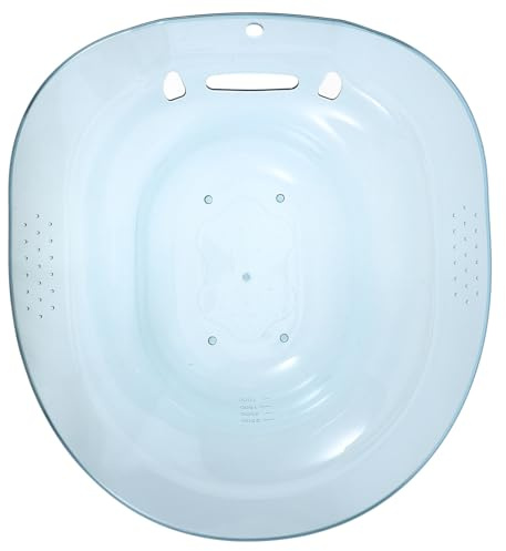 Mipcase Sitzbadewanne aus Dickem Pet Material für Frauen und Senioren Praktisches Pflegebecken mit Einfachem Design Leicht zu Reinigen für Wochenbett und Hämorrhoidenpflege
