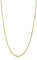 Orovi Damen Panzerkette Halskette 14 Karat (585) GelbGold Panzer flach Goldkette 0,8 mm breit 45cm lange