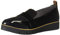 Dr. Scholl's Shoes Femme Webster Mocassin, Black Patent Microfiber, 39.5 EU Large