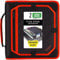 Five Star 2 Inch Zipper Binder, 3 Ring Binder, Expansion Panel, Durable, Red/Black (29052CE8)