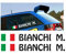 Fashion Graphic Coppia Adesivi Nome Uguali più Bandiera Italia Italiana Rally Corse Auto Moto (Bianco)