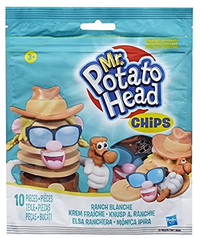 Mr Pot Head Chips: Ranche Blanche Building Toy for Kids Ages 3+ 10 Pieces