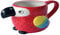 Crockery Critters Tasse de perroquet de créatures de vaisselle de Deluxebase. Tasse formée mignonne et animale de nouveauté pour des enfants et adultes.