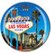 Aimant de réfrigérateur Las Vegas USA 3D en verre cristal souvenir souvenir souvenir de voyage collection cadeau maison cuisine décoration