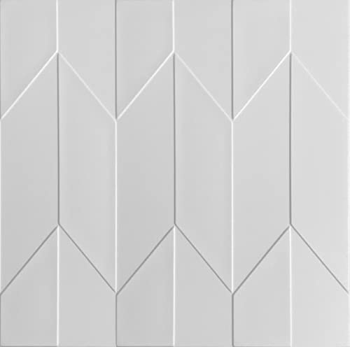 Panneaux 3D en souple pur polystyrène XPS PS, panneau de plafond 50x50cm, décors muraux, revêtement mural, de 2-3 mm d'épaisseur (10m², 0849)
