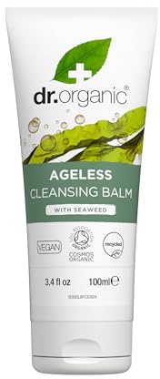 Dr Organic Ageless Reinigungsbalsam mit Bio-Algen, Gegen feine Linien, Paraben- & SLS-frei, Recycelt & Recyclebar, Bio-zertifiziert, 100ml