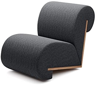 DomiMeble moderner Sessel “Mona” einzigartiges Design, Relaxsessel für Wohnzimmer Loungesessel Stuhl Polstersessel Lesesessel Ohrensessel (Catch Me 27)