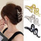 Mollettone Capelli Grande, BYLife 3 Pezzi Clip per Capelli Antiscivolo Pinze per Capelli Elegante Accessori Capelli Clip Artiglio per Ragazze Donne Capelli Sottili