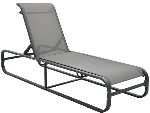 Bussandri Exclusive - Sonnenliege Aluminium und Textilene