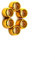 WOBBLO per Suzuki Burgman 125 400 650 250 Burgman 125 400 650 250 Moto di Alluminio di CNC Pinza Freno A Vite Copertura Decorativa Accessori (Color : Gold)