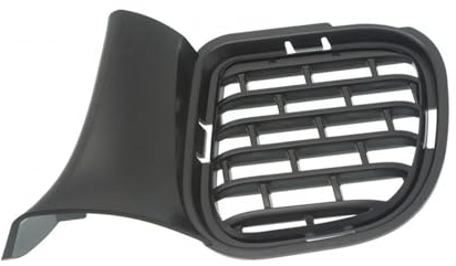 NEGRO Auto Vorne Links Unteren Stoßfänger Grill Grille Form Abdeckung Fit for 2015-2018 Dodge Challenger Nebel Licht Lünette 68259763AA Auto-Nebelscheinwerfer-Zierabdeckung