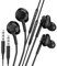 Auriculares con cable (2 paquetes) auriculares in ear 3,5 mm jack cable auriculares micrófono auriculares gaming auricular música Earbuds Sport compatible con Samsung PC PS5 PS4 Compatible con Huawei