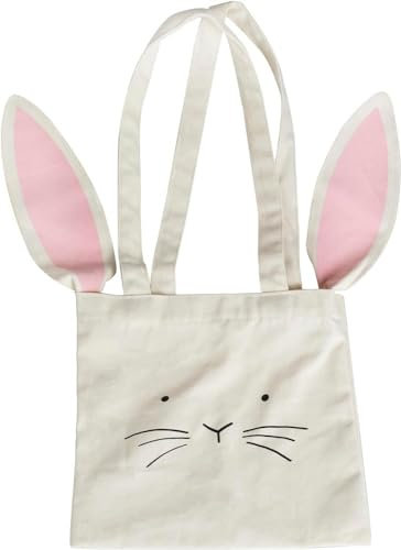Miss Lovely Tasche Ostern Funny Bunny Stoff-Tasche Geschenk-Tasche Oster-Tasche Oster-Hase Oster-Nest Alternative Oster-Geschenk Geschenktasche Ostern