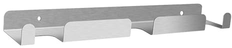Sharplace Pizza Peel Wall Rack, Pizza Peel Holder Wall Mounted Stainless Steel Hanger for Home Kitchen Shop Pizza Peel Rack
