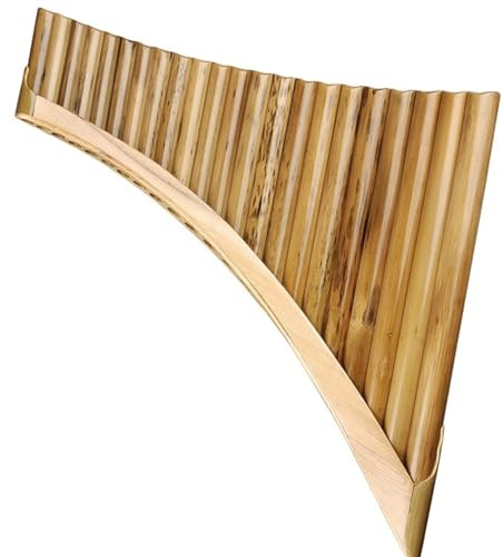 Left/Right Hand 25 Pipes Pan Flute C Key Woodwind Instrument Handmade Pan Pipes (Color : Right hand)