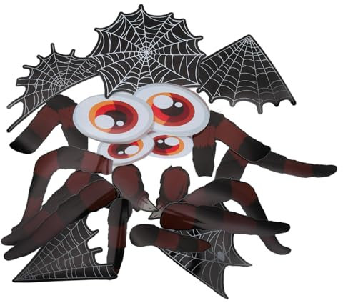 PLAFOPE 1satz Halloween Spider Garage Door Decorations Trunk Treat Car Sticker Für Gruselige Partys Einfach Zu Entfernen Wetterfest Und Wiederverwendbar Für Halloween-dekorationen