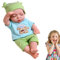 Babypuppen,10 Zoll schlafendes Silikon-Babypuppen-Mädchen | Realistische weiche Neugeborene Babypuppe, wiedergeborene Puppen, die echt Aussehen, das Beste Spielzeug für Kinder