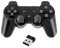 Generico Joypad Wireless Controller PC PS Portatile con Luce Wifi 2.4ghz Batteria Ricaricabile da 750mAh Vibrazione gamepad per Compuer desktop Joystick PC android box Compatible colore Nero