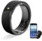 Smart Ring Touch Fitness Ring Tracker Anello Smart ring per Uomo Donna IP68 Impermeabile Android iOS Fitness Anello con Monitoraggio del sonno, Cardiofrequenzimetro Sleep Tracker R05 (Black, 10)