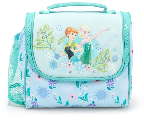 Disney Store Official Frozen Anna y Elsa fiambrera infantil aislada vuelta al cole 19,5 נ22,5 נ14 cm