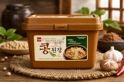 FAKHRI Wang Soy Bean Paste 500g – Authentic Korean Fermented Soybean Paste for Soups, Stews & Marinades