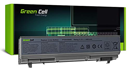 Green Cell Standard Serie PT434 W1193 4M529 Laptop Akku für Dell Precision M2400 M4400 M4500 (6 Zellen 4400mAh 11.1V Silber)