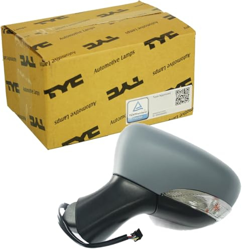 TYC 328-0194 RN CLO IV 2012-ON MIRROR LEFT ELECTRIC PRIMED W/BLINKER ASPHER