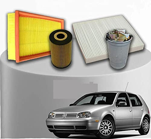KIT TAGLIANDO 4 FILTRI GOLF IV 1.9 TDI 96KW 130CV DAL 2001 -> 2007