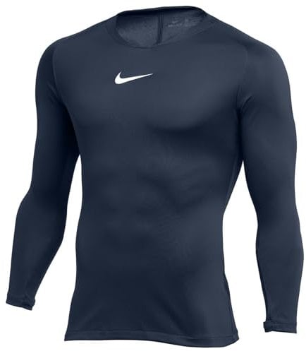 NIKE Men's Nike Park First Layer Thermal Long Sleeve Top, Blue, XXL UK