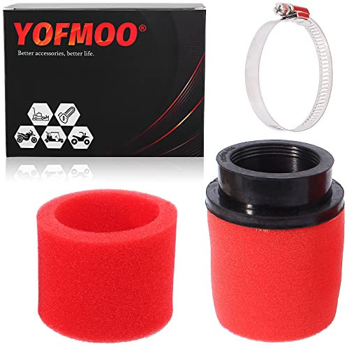 YOFMOO Filtro Aria Universale da 35 mm, in Schiuma, Compatibile con Moto, ATV, Quad, Scooter, Go Kart da 50 cc a 125 cc, Pit Dirt Racing Super Pocket Bike, Suzuki Baja