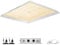 MARS HYDRO Newest TS 3000 LED Grow Light 150x150CM Coverage Dimmable Grow Lights with Meanwell Driver Daisy Chain Full Spectrum Grow Lights for Indoor Plants Veg Flower