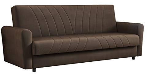 Mirjan24 Modernes Sofa Dylan mit Bettkasten und Schlaffunktion, Lounge Couch, Schlafsofa Bettsofa Schlafcouch (Zanzibar 135)