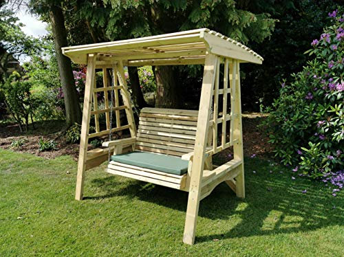WOODEN GARDEN SWING, GARDEN SWING, GARDEN BENCH