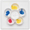 ezpz Mini Play Mat (Cream) - 100% Silicone Suction Flower Plate with Built-in Placemat for Infants + Toddlers - Crafting + Snacks - Divided Plate - Dishwasher Safe