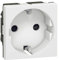 Enchufe Schuko 2P+TT Legrand 077211 Mosaic blanco