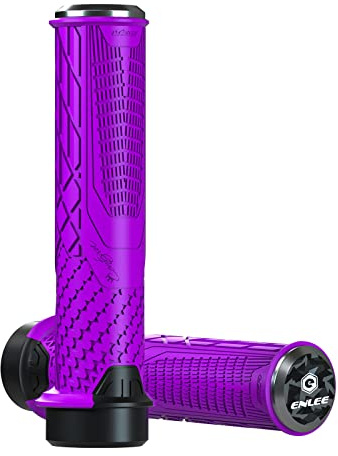 T TOOYFUL 1 Paar Fahrrad Lenkergriffe Fahrradgriffe rutschfeste Gummi Fahrradgriff Lenkergriffe für Fahrrad/Mountainbike/Rennrad/Faltrad - Lila