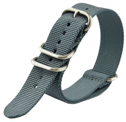 Praetorian® DiverTec Extrem NATO/ZULU Armband Anthrazit 22mm - Uhrenarmband - Taucherarmband