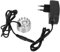 Hyuduo Macchina per la Nebbia, Mini Generatore di Nebbia per Fontana, Mister Atomizzatore per Ornamenti con 12 Luci per la Decorazione del Giardino Roccioso di Waterscape(EU Plug)