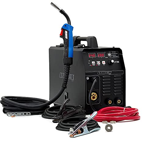 Spartus™ MIG/MAG Inverter Schweißgerät 200Amp Schweißmaschine 3in1 FLUX MMA WIG