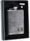 Flasque a Alcool Personnalisée avec Entonnoir en Inox - Flasque a Alcool Original 8oz/227ml Personnalisable - Flasque a Alcool Simili Cuir - Cadeaux Personnalisés Homme（Gris）