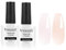 Vnicesli UV Nagellack Milchig Nude Rosa und Nude, 2 Farben Gel Nagellack Soak-Off UV/LED Transparent Natur Shellac für Nagelstudio & DIY Home Manicure 10MLx2