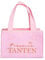 Brandsseller Flaschenträger Damen 25x15x15 cm Getränkekorb Flaschentasche Flaschenhalter Party Jungegesellinenabschied - Rosa Prosecco Tanten Design 2