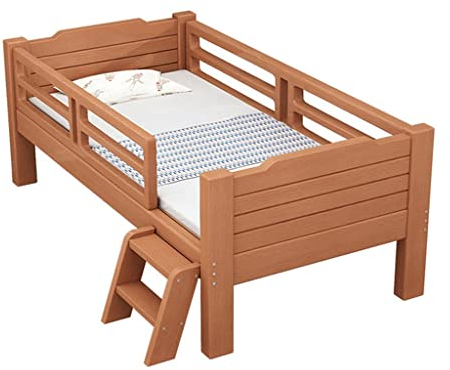 Generic Holzplattform Bettrahmen mit Kopfteil und Fußteil, Erweiterung Möbel Bett für Erwachsene, Kinder, Kleinkinder, Jugendliche, Einfach Zu Montieren (Size : 160x80x40cm)