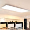 CBJKTX Deckenleuchte LED Panel Dimmbar - Lang Flach Deckenlampe 100x25CM mit Fernbedienung Küchenlampe 42W Deckenpanel Modern Weiß Wohnzimmerlampe für Büro Küche Schlafzimmer Flur