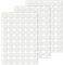 LICQIC Cache Trou Meuble Cache Vis Adhesif Cache Trou Mur Autocollants pour Trous de Vis pour Armoires Murales Bureaux Réparations de Meubles, 162 Pièces 21 mm