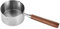 Topf Sauciere, Edelstahl Milchtopf Schokolade Ã–l Butter Schmelztiegel Topf mit 2 AusgieÃŸern, Holzgriff Antihaft-Milchpfanne Kleiner Ã–ltopf für Induktion, Gas und Elektroherde
